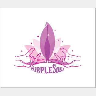 Purple Soul Posters and Art